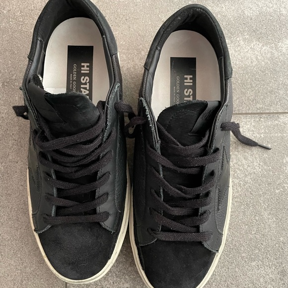 Golden Goose Size 39 black unisex sneakers - Picture 12 of 15